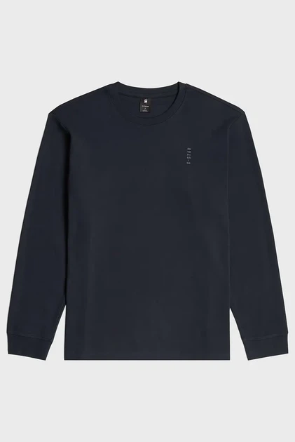 Чоловічий темно-синій лонгслів Back G-Star RAW XL D26835,D976 - изображение 7