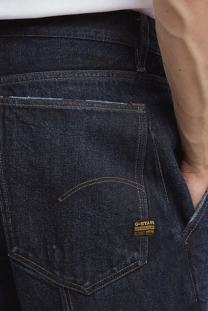 Чоловічі темно-сині джинси Kitoh 3D Relaxed Tapered G-Star RAW 29-32 D26701,E207 - Фото 2 Чоловічі темно-сині джинси Kitoh 3D Relaxed Tapered G-Star RAW 29-32 D26701,E207 - зображення 2