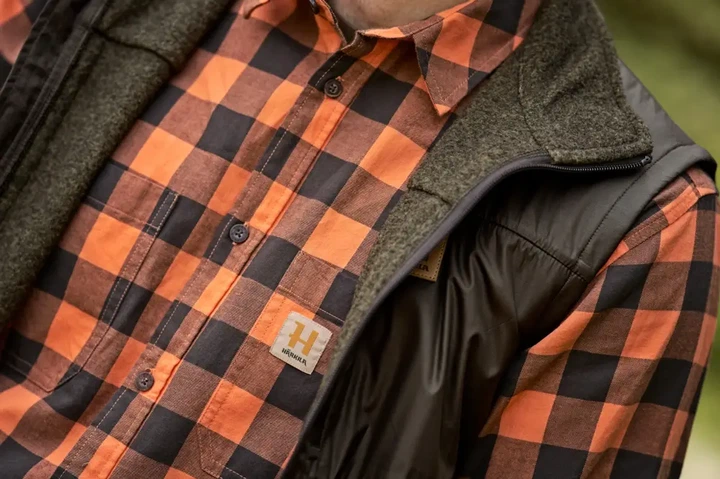 Рубашкa Harkila Scandinavian L/S 3XL Mandarin Check - изображение 4