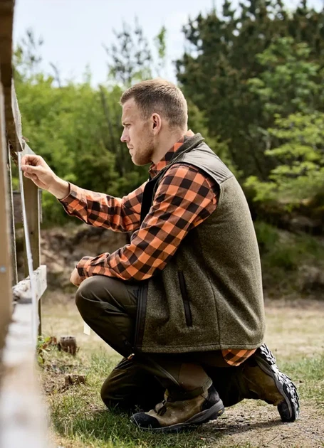 Рубашкa Harkila Scandinavian L/S 3XL Mandarin Check - изображение 9
