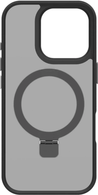 Etui plecki Evelatus Shield Case Magsafe & Stand do Apple iPhone 16 Pro Max Matte Black (EVEAPP16PMHMMSB) - obraz 4
