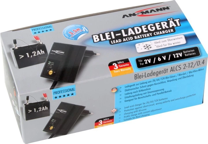 Ładowarka Ansmann ALCS 2-12V/0.4A 1001-0015 (4013674021727) - obraz 4