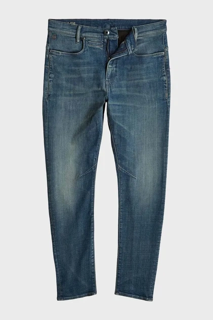 Чоловічі сині джинси D-Staq 3D Slim G-Star RAW 29-30 D05385,D441 - изображение 6