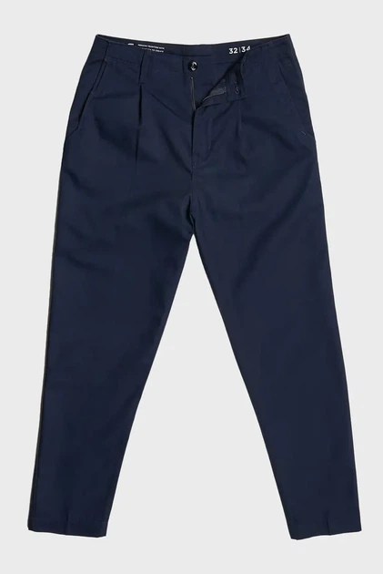 Чоловічі темно-сині брюки Pleated G-Star 30-32 D24543,D967 - Фото 6 Чоловічі темно-сині брюки Pleated G-Star 30-32 D24543,D967 - изображение 6