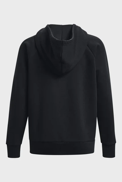 Жіноче чорне худі UA Rival Fleece FZ Hoodie Under Armour XXL 1379497-001 - Фото 6 Жіноче чорне худі UA Rival Fleece FZ Hoodie Under Armour XXL 1379497-001 - изображение 6