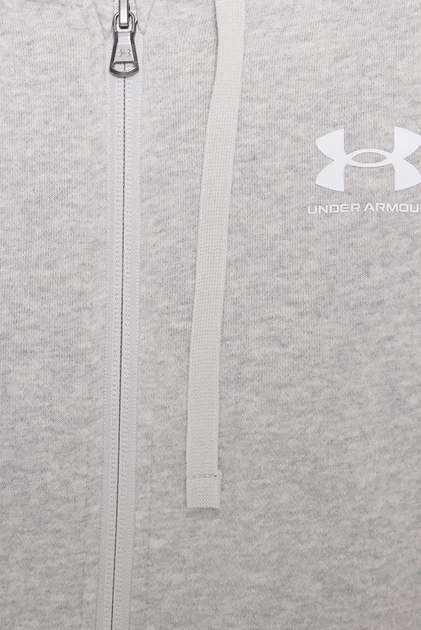 Жіноче світло-сіре худі UA Rival Terry FZ Under Armour XXL 6005509-011 - изображение 3