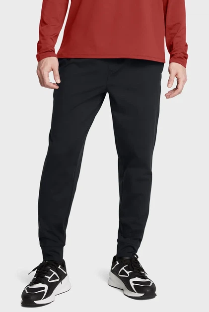 Чоловічі чорні спортивні штани UA Meridian Joggers Under Armour S 1386978-001 - Фото 1 Чоловічі чорні спортивні штани UA Meridian Joggers Under Armour S 1386978-001 - изображение 1