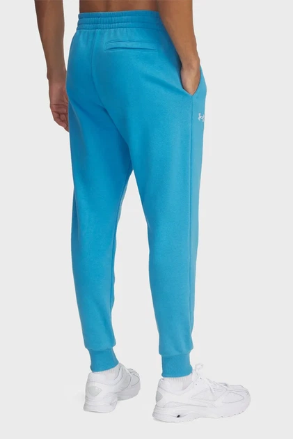 Чоловічі штани спортивні штани UA Rival Fleece Joggers Under Armour LG 1379774-452 - зображення 3