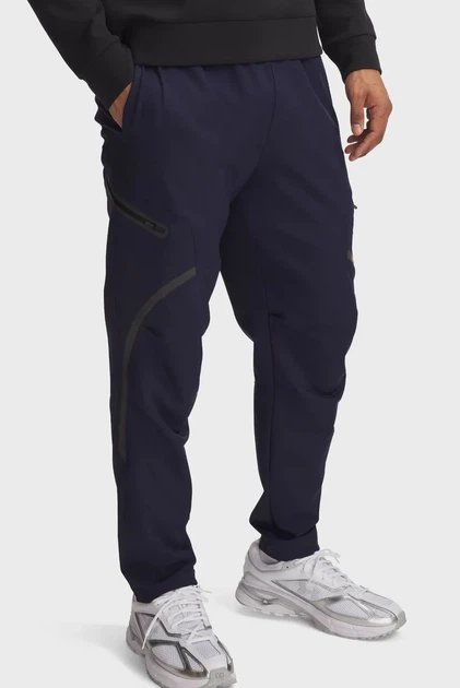 Чоловічі темно-сині спортивні штани UA Unstoppable Cargo Pant Under Armour XL 1390256-410 - Фото 1 Чоловічі темно-сині спортивні штани UA Unstoppable Cargo Pant Under Armour XL 1390256-410 - зображення 1