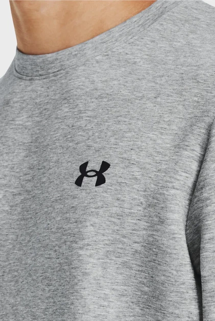 Чоловічий сірий світшот UA Unstoppable Flc Crew Under Armour M 1381688-011 - Фото 4 Чоловічий сірий світшот UA Unstoppable Flc Crew Under Armour M 1381688-011 - зображення 4
