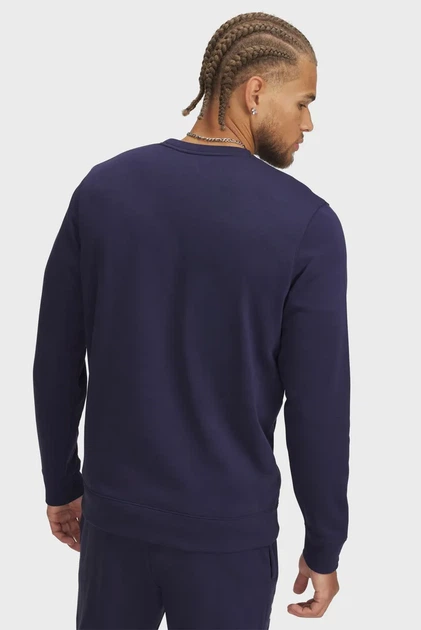 Чоловічий темно-синій світшот UA Rival Terry Logo Crew Under Armour M 1390140-410 - Фото 2 Чоловічий темно-синій світшот UA Rival Terry Logo Crew Under Armour M 1390140-410 - зображення 2