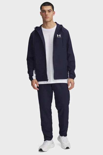 Чоловічі темно-сині спортивні штани Rival Wvn Windbreaker Pnt Under Armour XL 1390150-410 - зображення 2