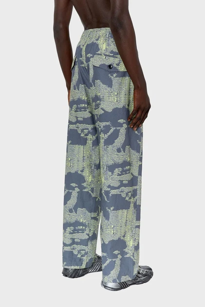 Чоловічі сірі камуфляжні брюки P-FERGY-E TROUSERS Diesel 52 A08823 0JLAX - Фото 3 Чоловічі сірі камуфляжні брюки P-FERGY-E TROUSERS Diesel 52 A08823 0JLAX - изображение 3
