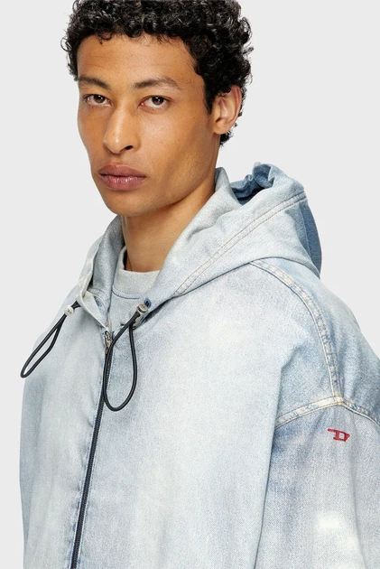 Чоловіча джинсова куртка D-WYNNY JOGG Diesel L A14694 068RX - зображення 4