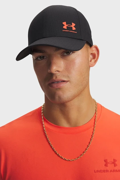 Чоловіча чорна кепка M AV Low ADJ Under Armour OSFM 1383440-003 - изображение 2
