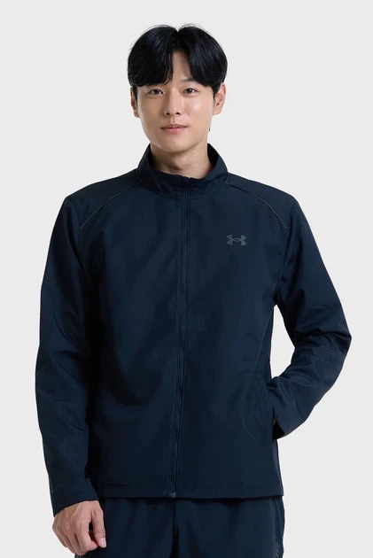 Чоловіча чорна ветровка UA STORM RUN JACKET Under Armour S 1376797-001 - Фото 1 Чоловіча чорна ветровка UA STORM RUN JACKET Under Armour S 1376797-001 - зображення 1