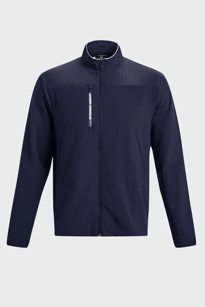 Чоловіча темно-синя вітровка UA Storm Revo Jacket Under Armour M 1379721-410 - Фото 5 Чоловіча темно-синя вітровка UA Storm Revo Jacket Under Armour M 1379721-410 - изображение 5