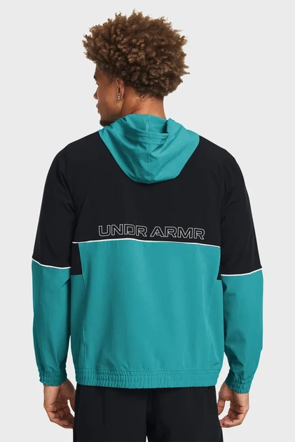 Мужська вітровка UA Baseline Woven Jacket Under Armour SM 1383400-464 - зображення 3