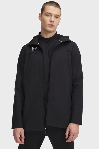 Чоловіча чорна вітровка UA M's Ch. Pro Jacket Under Armour L 1387162-001 - Фото 1 Чоловіча чорна вітровка UA M's Ch. Pro Jacket Under Armour L 1387162-001 - изображение 1
