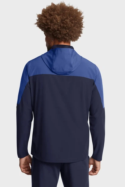 Чоловіча темно-синя вітровка Vanish Woven Utility Jacket Under Armour S 1389255-410 - изображение 2