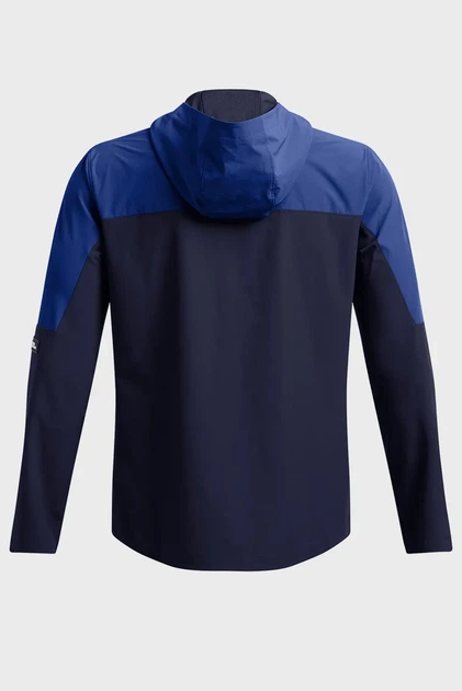 Чоловіча темно-синя вітровка Vanish Woven Utility Jacket Under Armour S 1389255-410 - изображение 5