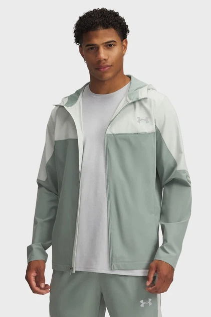 Чоловіча м'ятна вітровка Vanish Woven Utility Jacket Under Armour S 1389255-348 - Фото 1 Чоловіча м'ятна вітровка Vanish Woven Utility Jacket Under Armour S 1389255-348 - изображение 1