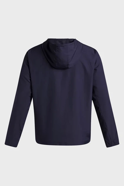 Чоловіча темно-синя вітровка UA Rival Wvn Windbreaker Under Armour SM 1390149-410 - Фото 4 Чоловіча темно-синя вітровка UA Rival Wvn Windbreaker Under Armour SM 1390149-410 - изображение 4