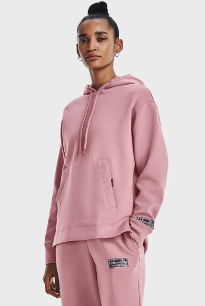 Рожеве худі UA Summit Knit Hoodie (унісекс) Under Armour XL 1377173-697 - изображение 3