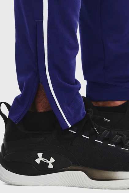 Чоловічі темно-сині спортивні штани UA PIQUE TRACK PANT Under Armour L 1366203-468 - зображення 4