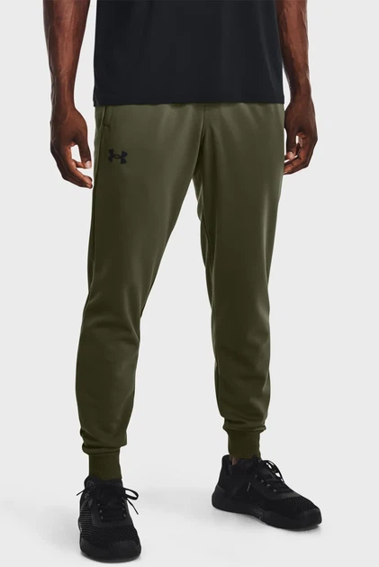 Чоловічі спортивні штани UA Armour Fleece Joggers Under Armour M 1373362-390 - Фото 1 Чоловічі спортивні штани UA Armour Fleece Joggers Under Armour M 1373362-390 - зображення 1