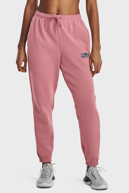 Рожеві спортивні штани UA Summit Knit Joggers (унісекс) Under Armour XXL 1377175-697 - изображение 3