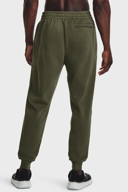 Чоловічі зелені спортивні штани UA Rival Fleece Joggers Under Armour XL 1379774-390 - изображение 3