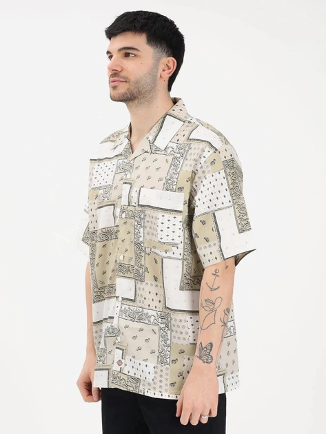 Сорочка чоловіча Dickies Glandorf DK0A889TC481 M Бежева (800070354540) - зображення 5