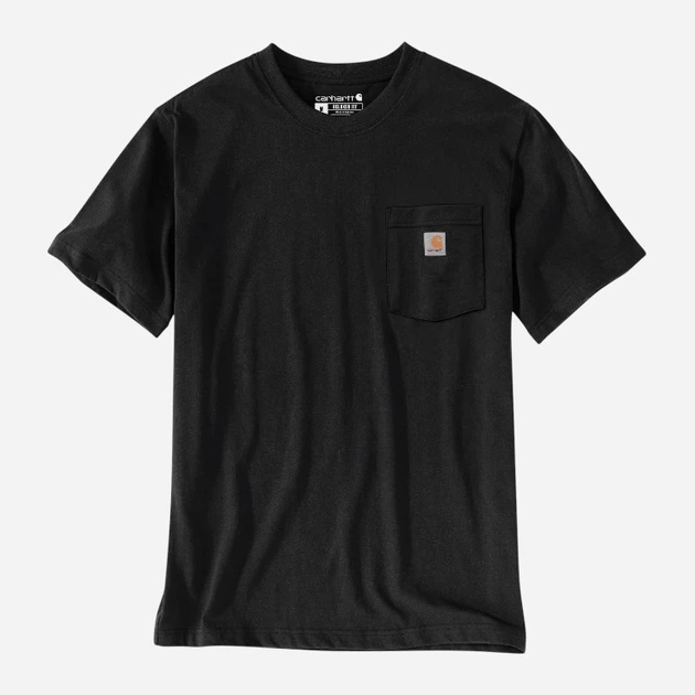 Koszulka bawełniana długa męska Carhartt 107319 N04 S Czarna (800070358362) - obraz 5