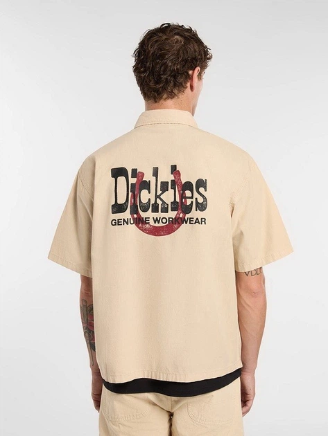 Koszula bawełniana męska Dickies Vernal DK0A88O8L171 M Beżowa (800070354643) - obraz 2