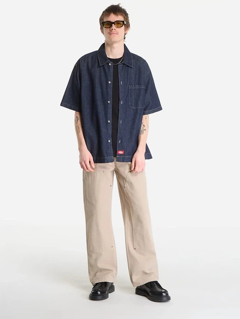 Koszula jeansowa męska Dickies DK0A88PHRIN1 XL Granatowa (800070354657) - obraz 3