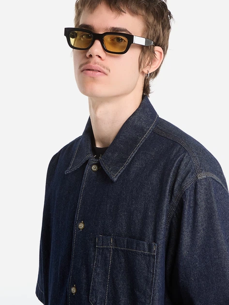 Koszula jeansowa męska Dickies DK0A88PHRIN1 XL Granatowa (800070354657) - obraz 4