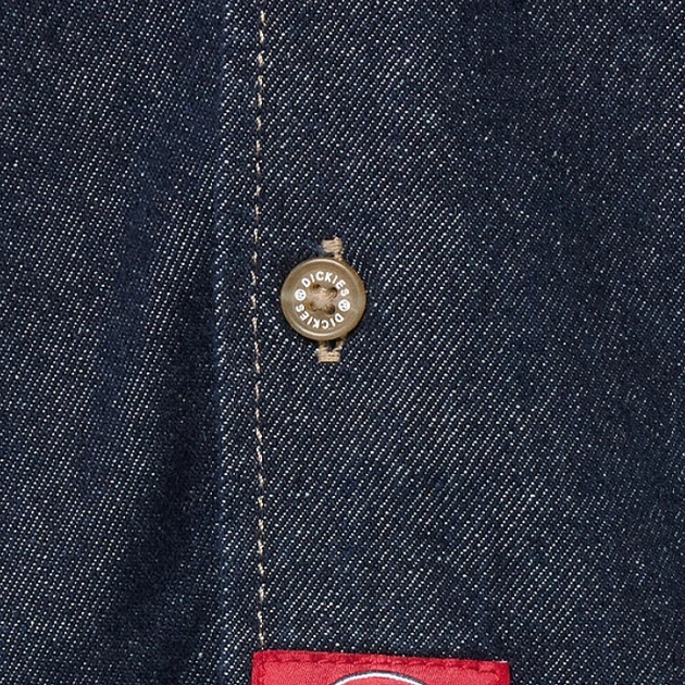 Koszula jeansowa męska Dickies DK0A88PHRIN1 M Granatowa (800070354655) - obraz 7