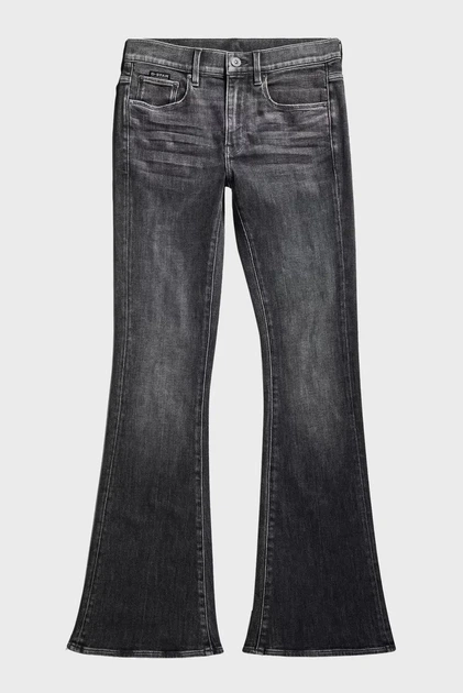 Жіночі темно-сірі джинси 3301 Flare G-Star RAW 27-30 D21290,D535 - Фото 4 Жіночі темно-сірі джинси 3301 Flare G-Star RAW 27-30 D21290,D535 - зображення 4