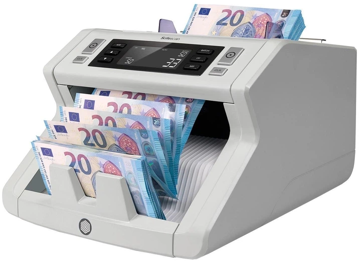 Счетчик валют Safescan 2210 с УФ и МГ | Автоматическая машинка для пересчета банкнот с детекцией подлинности С сортировкой номинала Скоростной счётчик денег - Фото 4 Счетчик валют Safescan 2210 с УФ и МГ | Автоматическая машинка для пересчета банкнот с детекцией подлинности С сортировкой номинала Скоростной счётчик денег - изображение 4