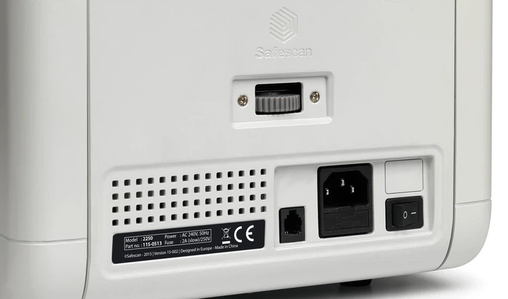 Счетчик валют Safescan 2210 с УФ и МГ | Автоматическая машинка для пересчета банкнот с детекцией подлинности С сортировкой номинала Скоростной счётчик денег - Фото 2 Счетчик валют Safescan 2210 с УФ и МГ | Автоматическая машинка для пересчета банкнот с детекцией подлинности С сортировкой номинала Скоростной счётчик денег - изображение 2