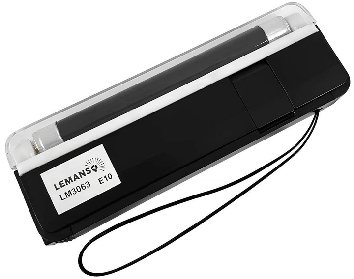 Lemanso LM3063 — Профессиональный портативный детектор банкнот с Ультрафиолетовой проверкой валют, Проверкой подлинности и Скоростным пересчетом купюр - изображение 5