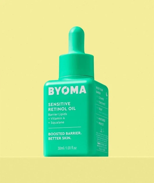 Масло с ретинолом для лица Byoma Sensitive Retinol Oil 30 ml - изображение 3