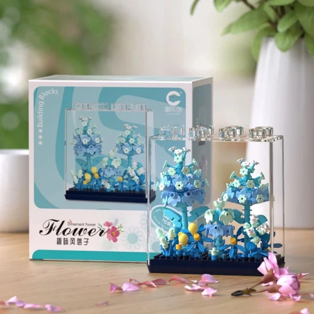 Дитячий Конструктор Ornament Flower 7377 у колбі, 343 деталі - Фото 2 Дитячий Конструктор Ornament Flower 7377 у колбі, 343 деталі - изображение 2