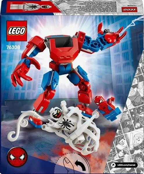 Конструктор LEGO Super Heroes Робот Людини-павука проти Анти-Венома 107 деталей (76308) - Фото 3 Конструктор LEGO Super Heroes Робот Людини-павука проти Анти-Венома 107 деталей (76308) - зображення 3