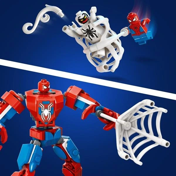 Конструктор LEGO Super Heroes Робот Людини-павука проти Анти-Венома 107 деталей (76308) - Фото 5 Конструктор LEGO Super Heroes Робот Людини-павука проти Анти-Венома 107 деталей (76308) - зображення 5