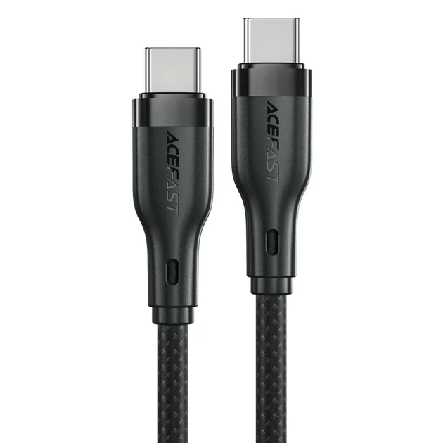 Кабель ACEFAST C8-03 USB-C to USB-C charging data cable Black - Фото 1 Кабель ACEFAST C8-03 USB-C to USB-C charging data cable Black - изображение 1