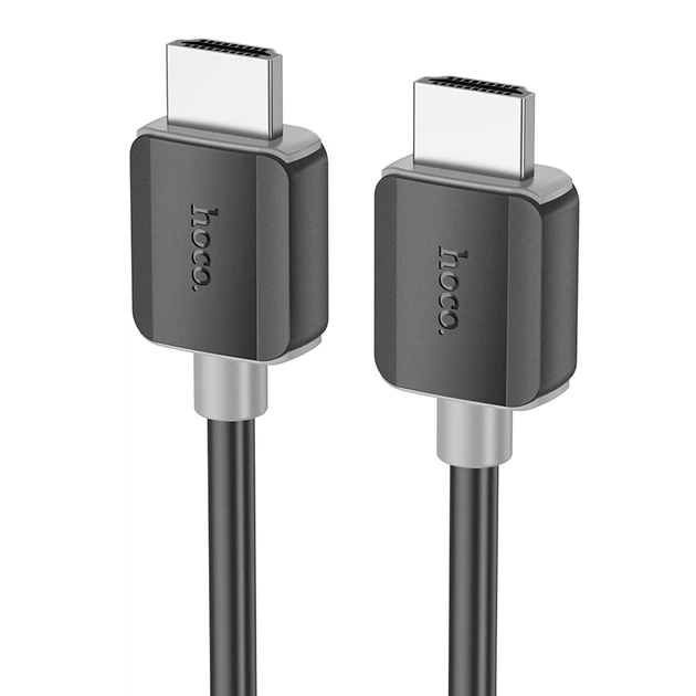 Кабель HOCO US08 HDTV 2.0 male-to-male 4K HD data cable(L=3M) Black - Фото 1 Кабель HOCO US08 HDTV 2.0 male-to-male 4K HD data cable(L=3M) Black - изображение 1