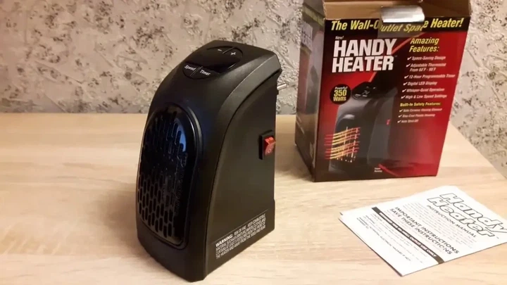 Мини обогреватель 400W Handy Heater с пультом, обогреватель электрический тепловентилятор портативный - изображение 5