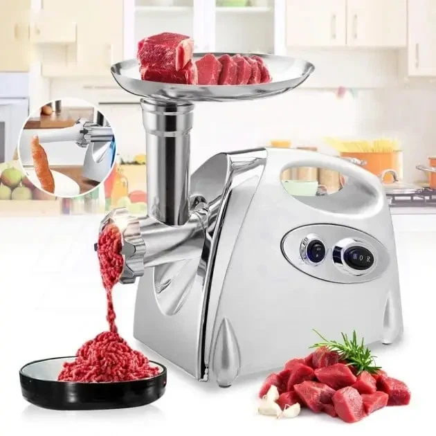 Мясорубка Rainberg RB-675 3800W с соковыжималкой - Фото 1 Мясорубка Rainberg RB-675 3800W с соковыжималкой - изображение 1
